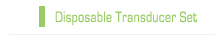 Disposable Transducer Set